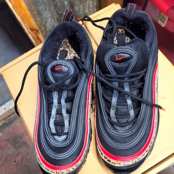 Nike Air Max 97 Black Leopard Pack Womens - Picture 1 of 6